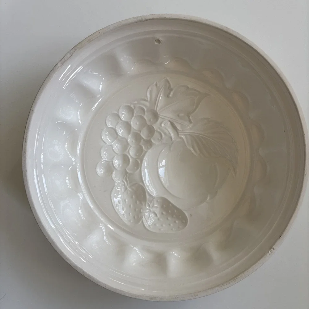 Vtg‎ Gailstyn-Sutton Towle Ceramic Jello Mold Fruit Cottage Core Granny Japan